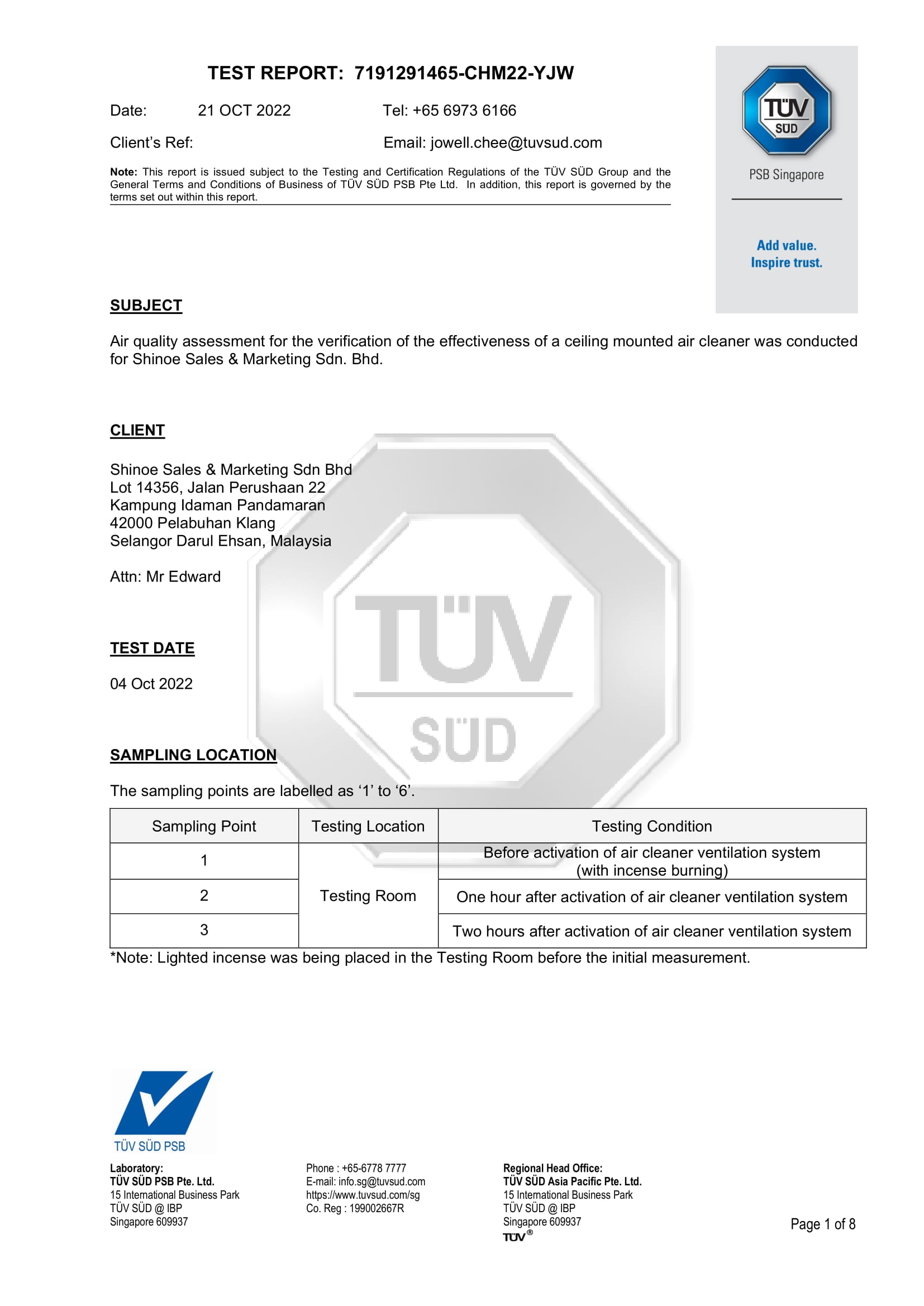 shinoe certificate